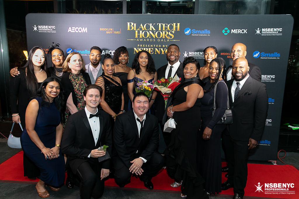 Gala guests gathered for a group portrait at the 2026 Black Tech Honors celebration
